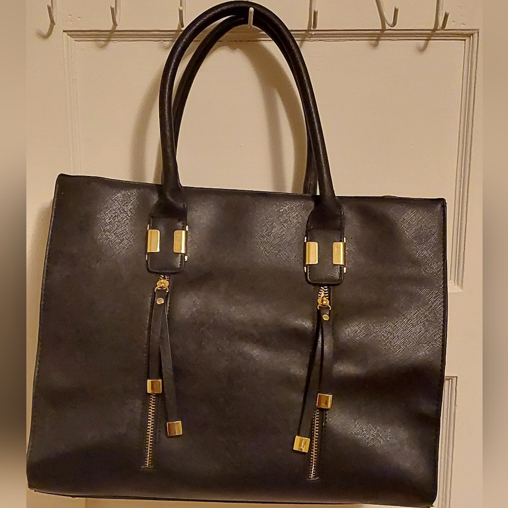Carlos Santana Black Purse